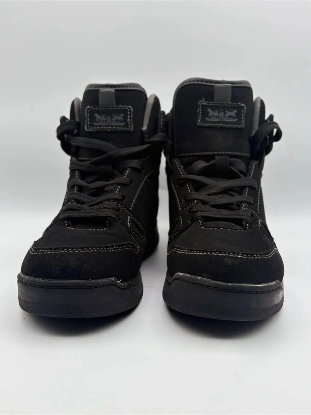Levi's Kids Black High-Top Boots with Contrast Stitching